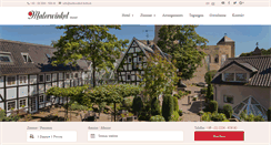 Desktop Screenshot of malerwinkel-hotel.de